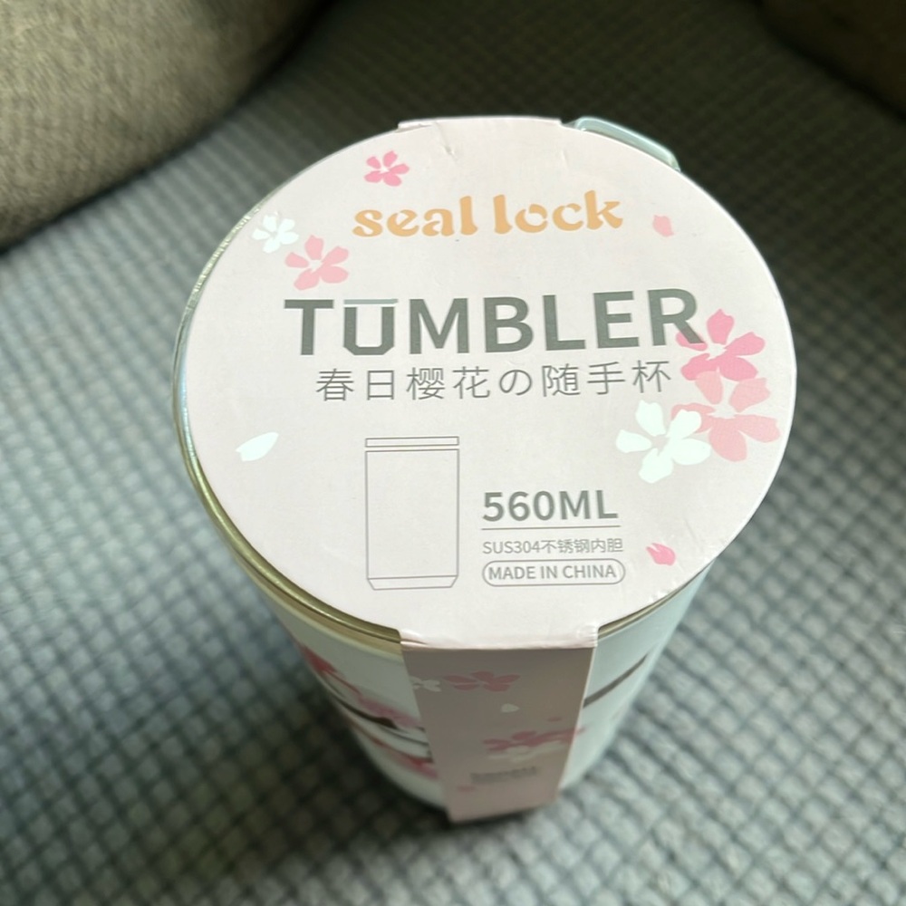 “Cherry Blossom”, insulated tumbler, 560ML - Picture 2 of 3